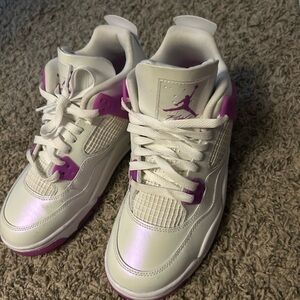 Jordan Women's Sneakers in White and Purple